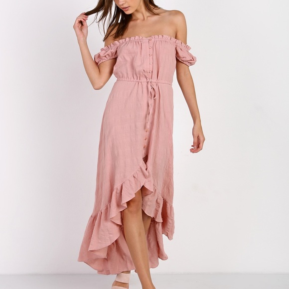 Auguste the Label // Willow Day Dress - Blush - Picture 2 of 6